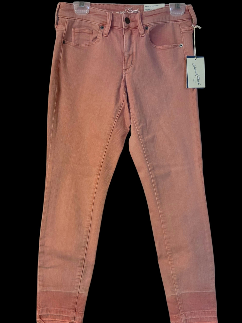 NWT Stretch Size 4 Short Universal Thread Ankle Jeans Peach